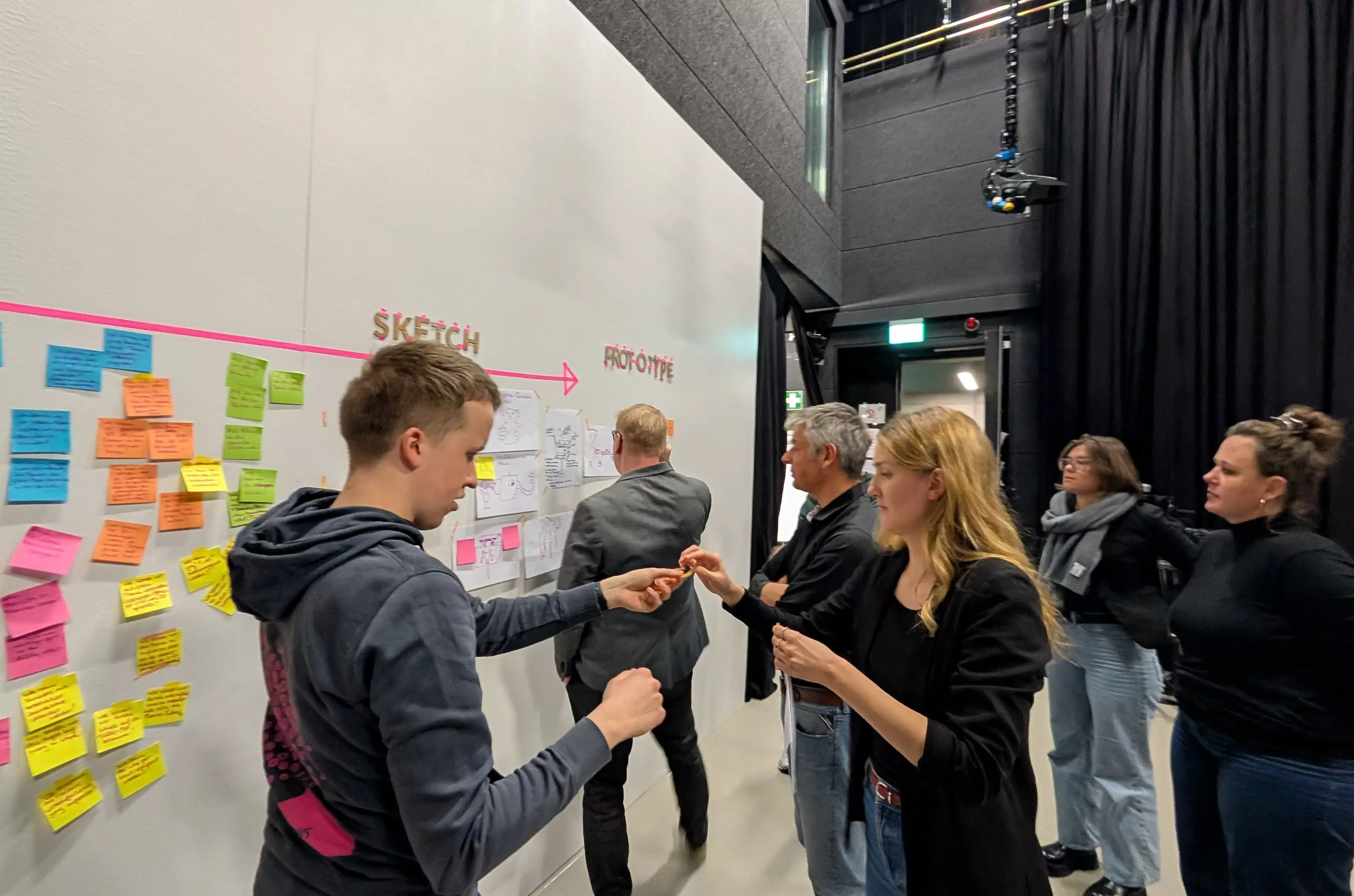 Design-Sprint vom Local Solutions Monitor im CCYA. Foto: Astrid Csuraji