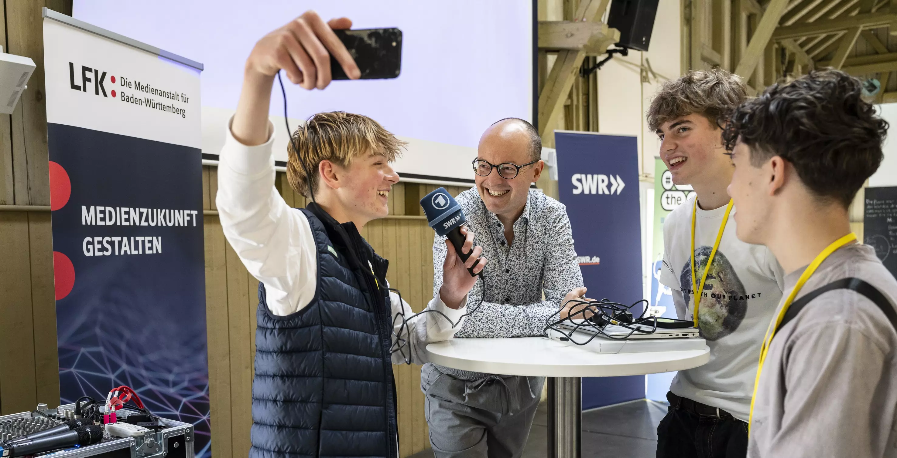 Bild vom Newscamp Schwäbisch Gmünd 2025 von SWR/ Patricia Neligan